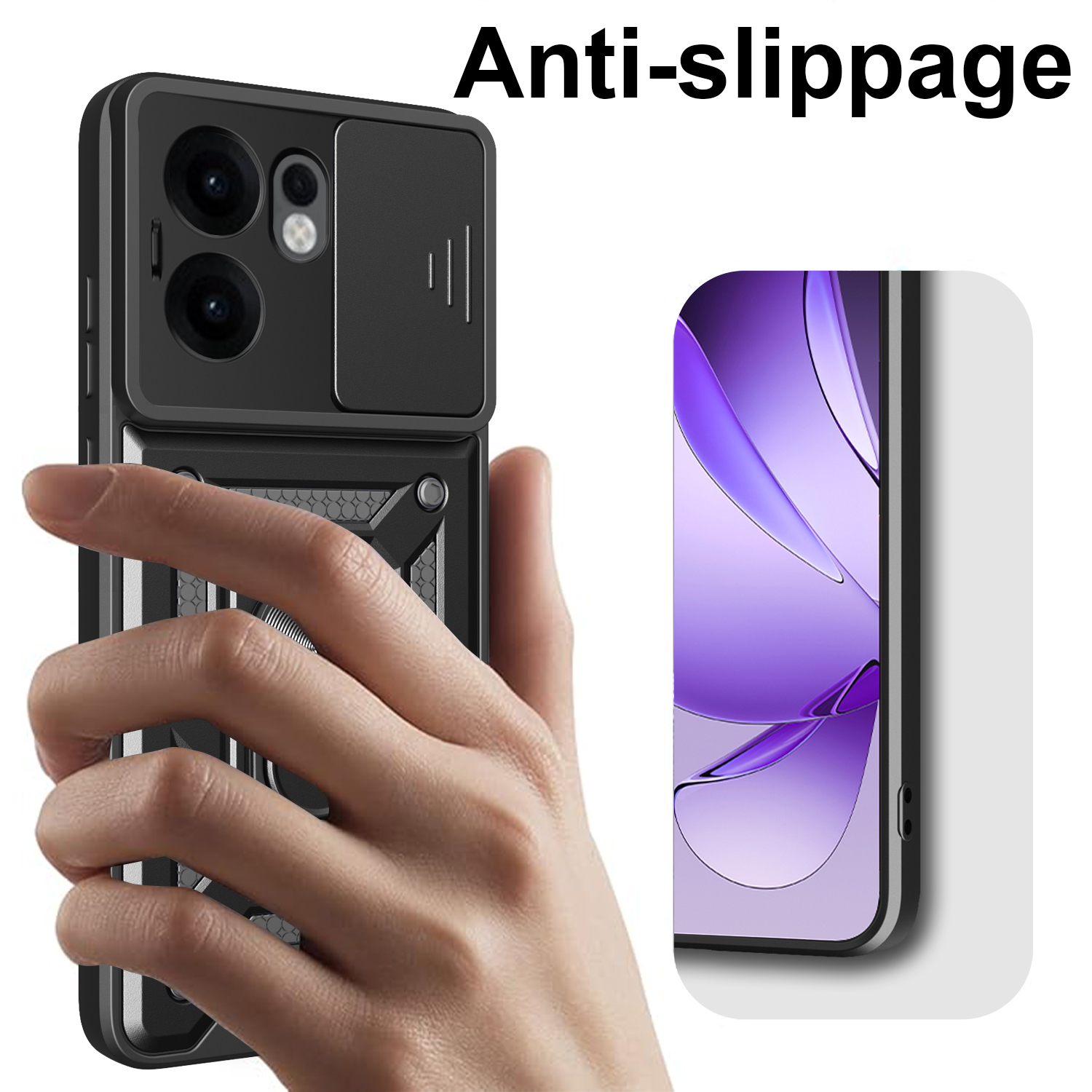 Armor Funda For OPPO Reno 13F  - مراجعة Camera Lens Protector وسعره