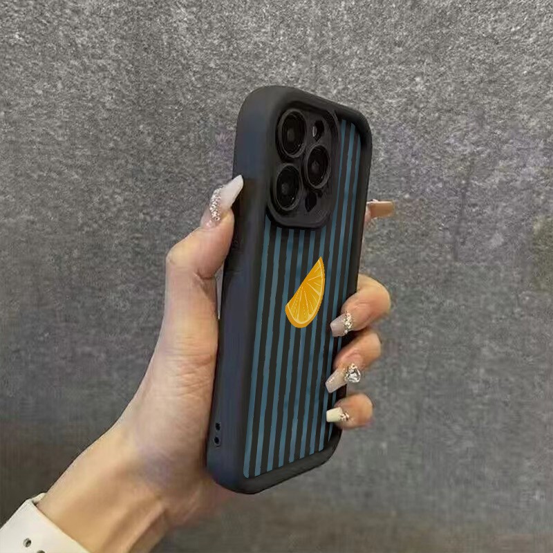 Striped Lemon Slice Pattern Ph - مراجعة Phone Cases Iphone 16 وسعره