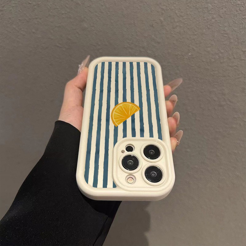 Striped Lemon Slice Pattern Ph - مراجعة Phone Cases Iphone 16 وسعره