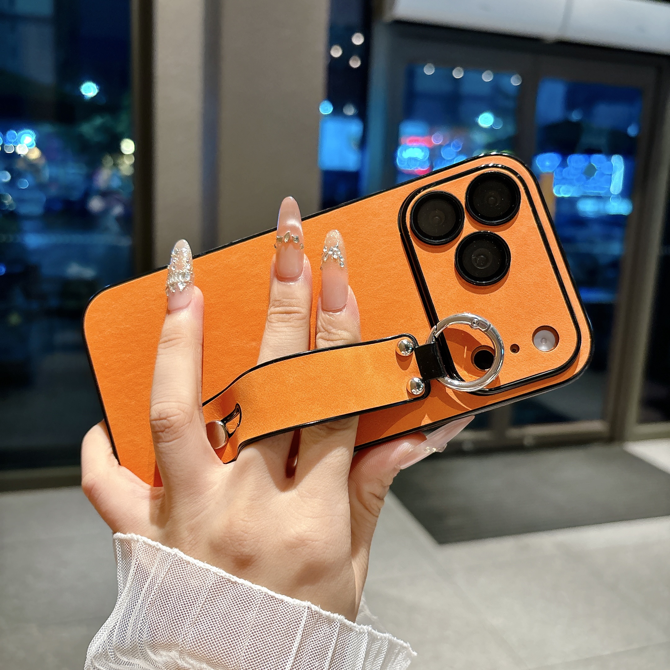 Suede Leather Wrist Strap Hold - مراجعة Phone Cases Iphone وسعره