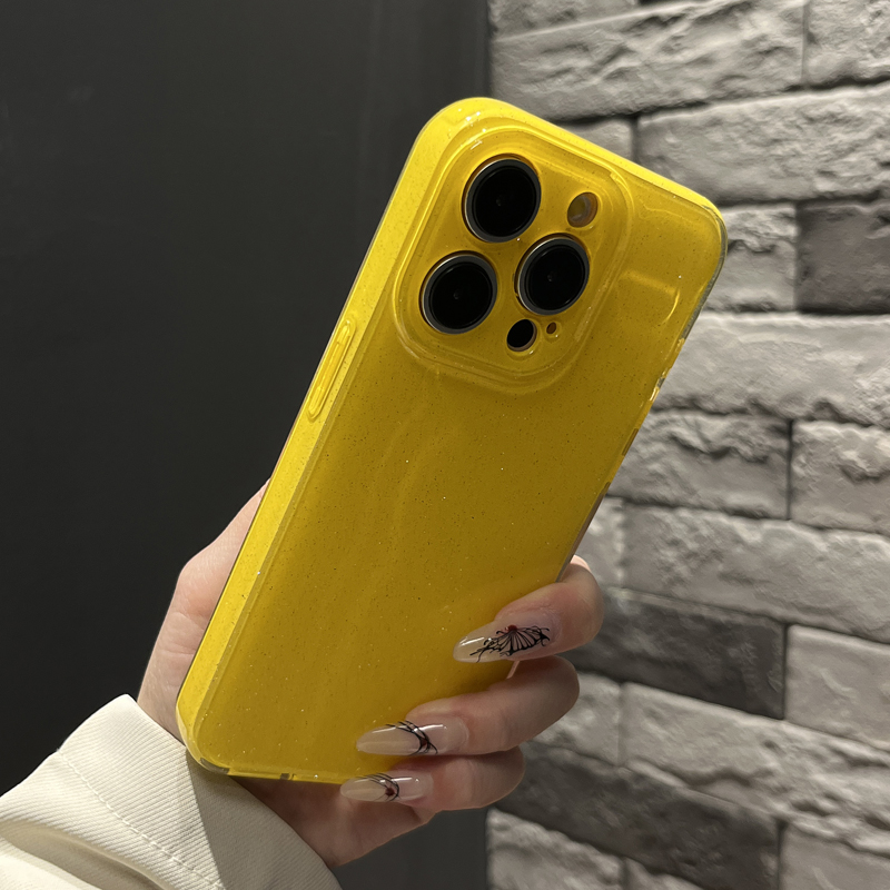 Bright Fluorscent Yellow Glitt - مراجعة Phone Cases Arc وسعره