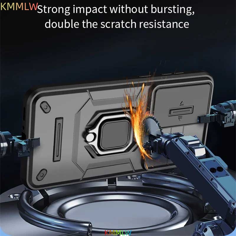 Shockproof Magnetic Ring Holde - مراجعة Camera Lens Protector وسعره