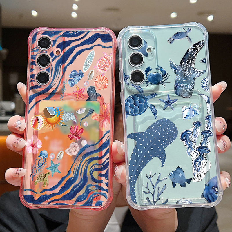 Ocean Whale Pattern Phone Case - مراجعة Phone Cases Galaxy A16 5G وسعره