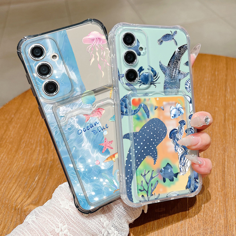Ocean Whale Pattern Phone Case - مراجعة Phone Cases Galaxy A16 5G وسعره