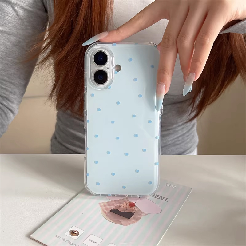 Korean Ins Girl Simple Blue Pi - مراجعة Phone Cases Korean وسعره