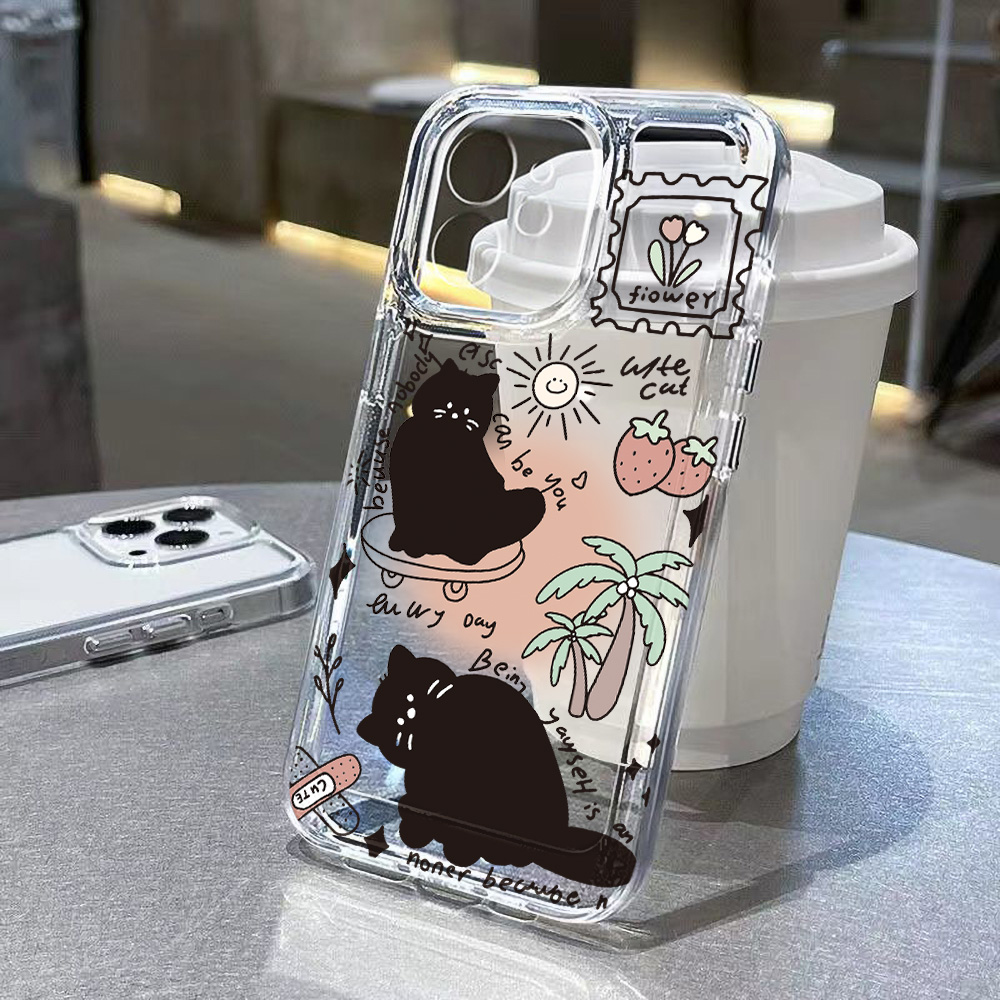 Cute Black Cat Phone Case For  - مراجعة Phone Cases Galaxy A16 5G وسعره