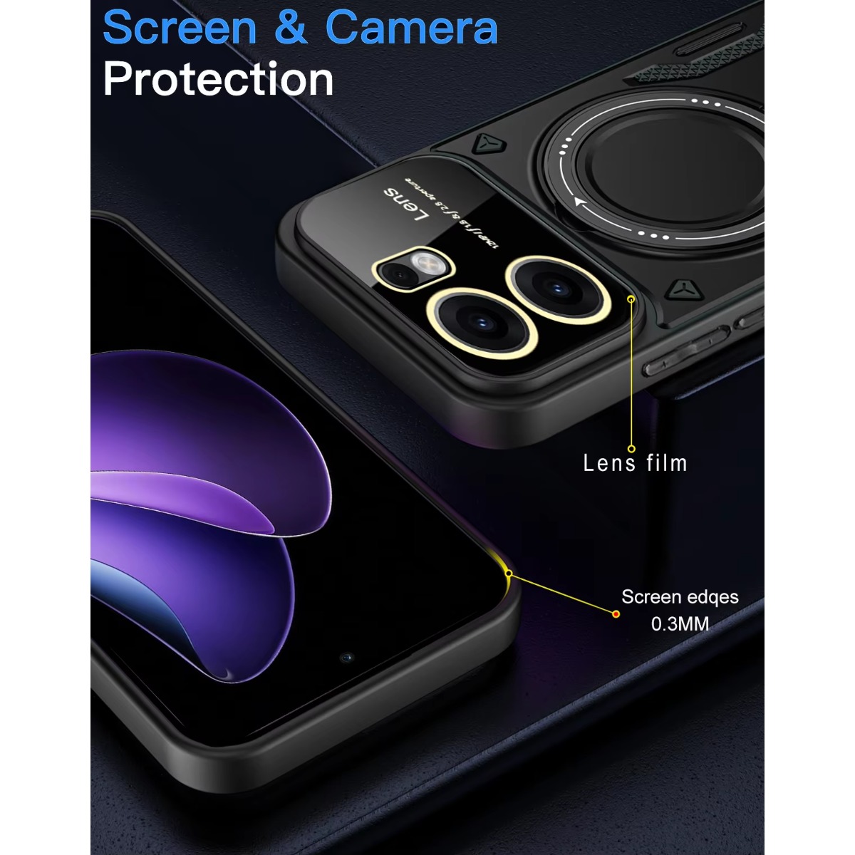 For OPPO Reno 15 14 13 12 Pro  - مراجعة Camera Lens Protector وسعره
