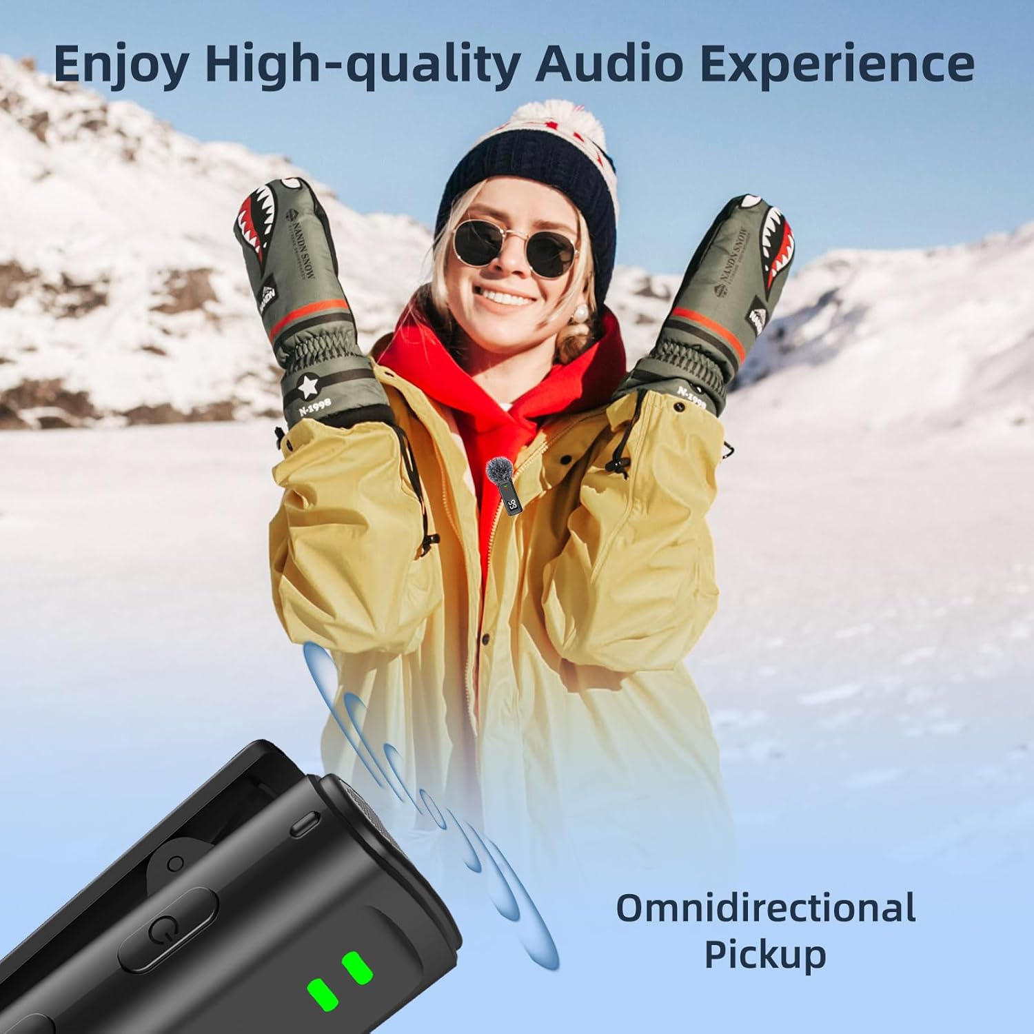 Wireless Lavalier Microphone f - مراجعة Phone Cases Iphone وسعره