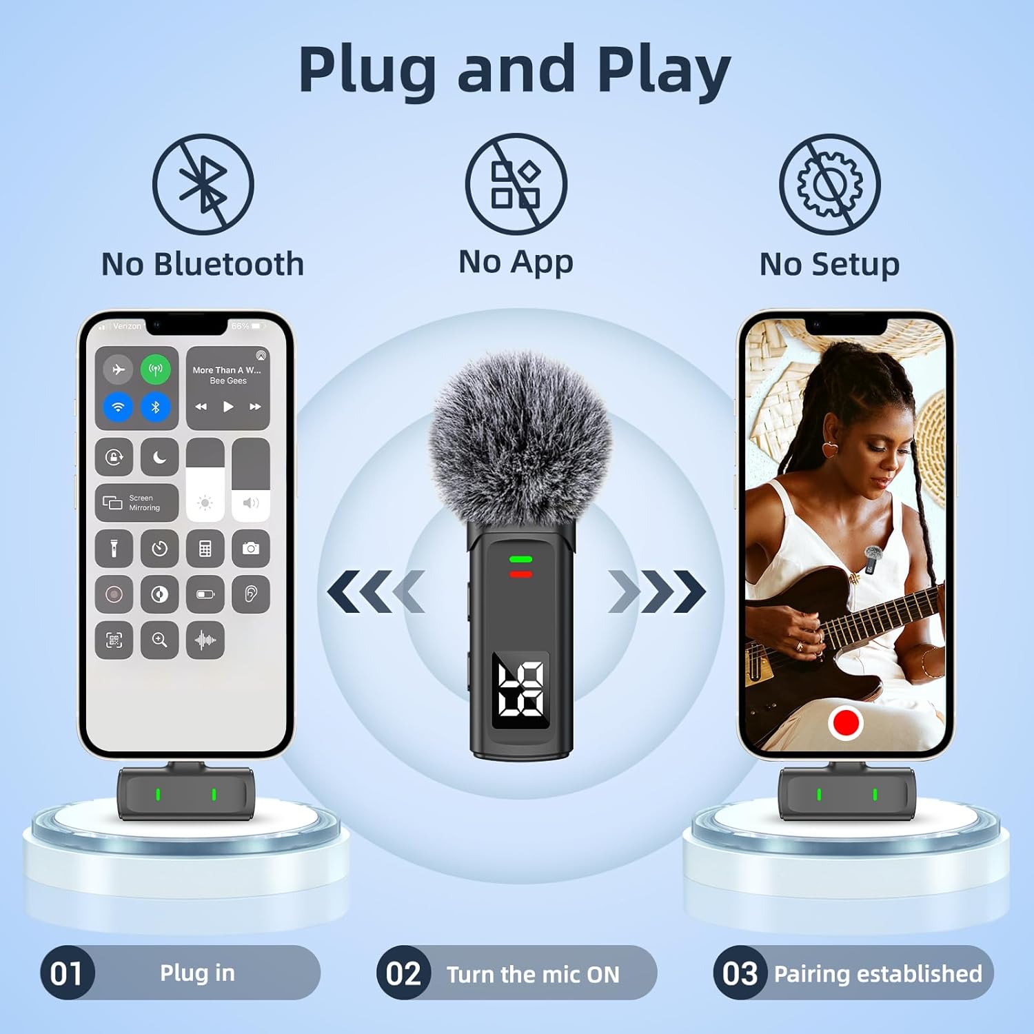 Wireless Lavalier Microphone f - مراجعة Phone Cases Iphone وسعره