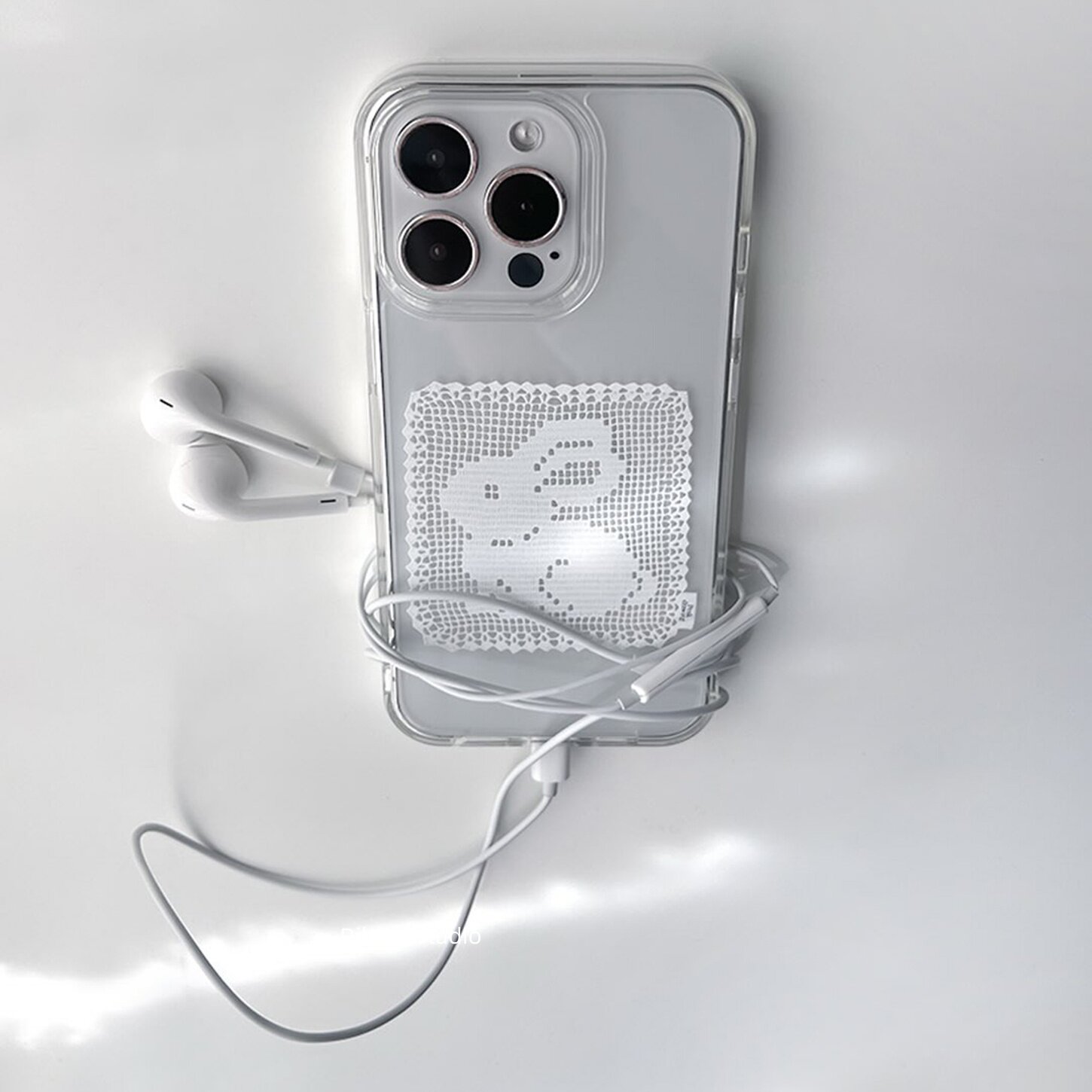 Korean Ins White Lace Pattern  - مراجعة Phone Cases Korean وسعره