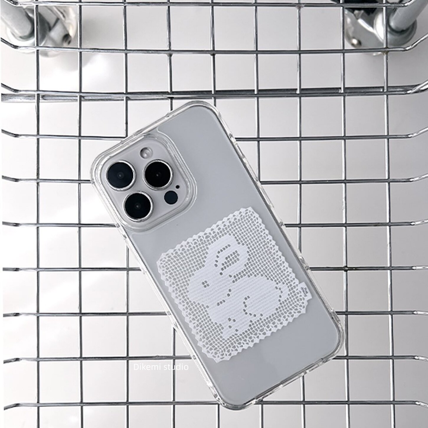 Korean Ins White Lace Pattern  - مراجعة Phone Cases Korean وسعره