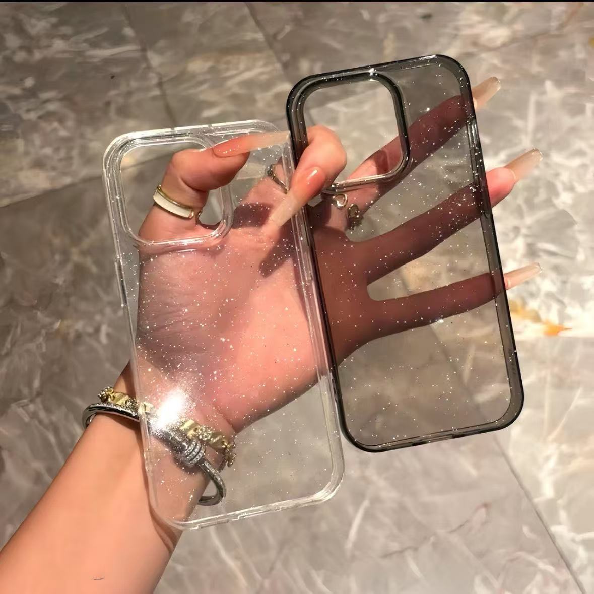 New Luxury Bling Glitter Clear - مراجعة Phone Cases Arc وسعره