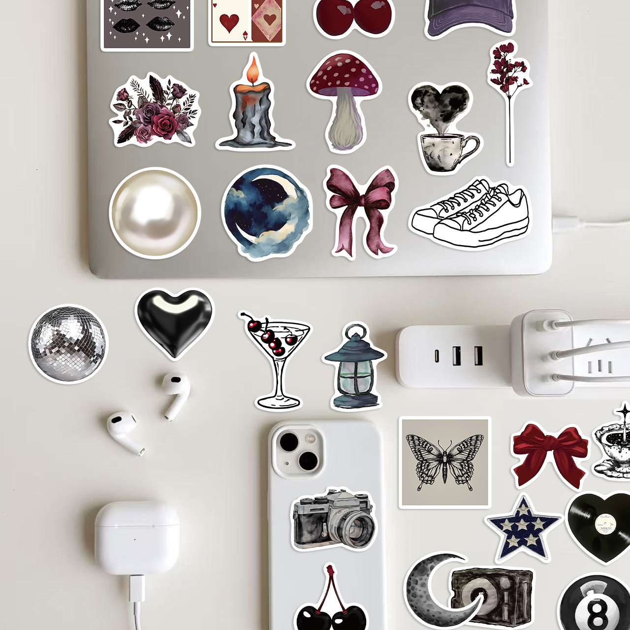 50pcs Pinterest Girl Stickers  - مراجعة Phone Cases Pinterest وسعره