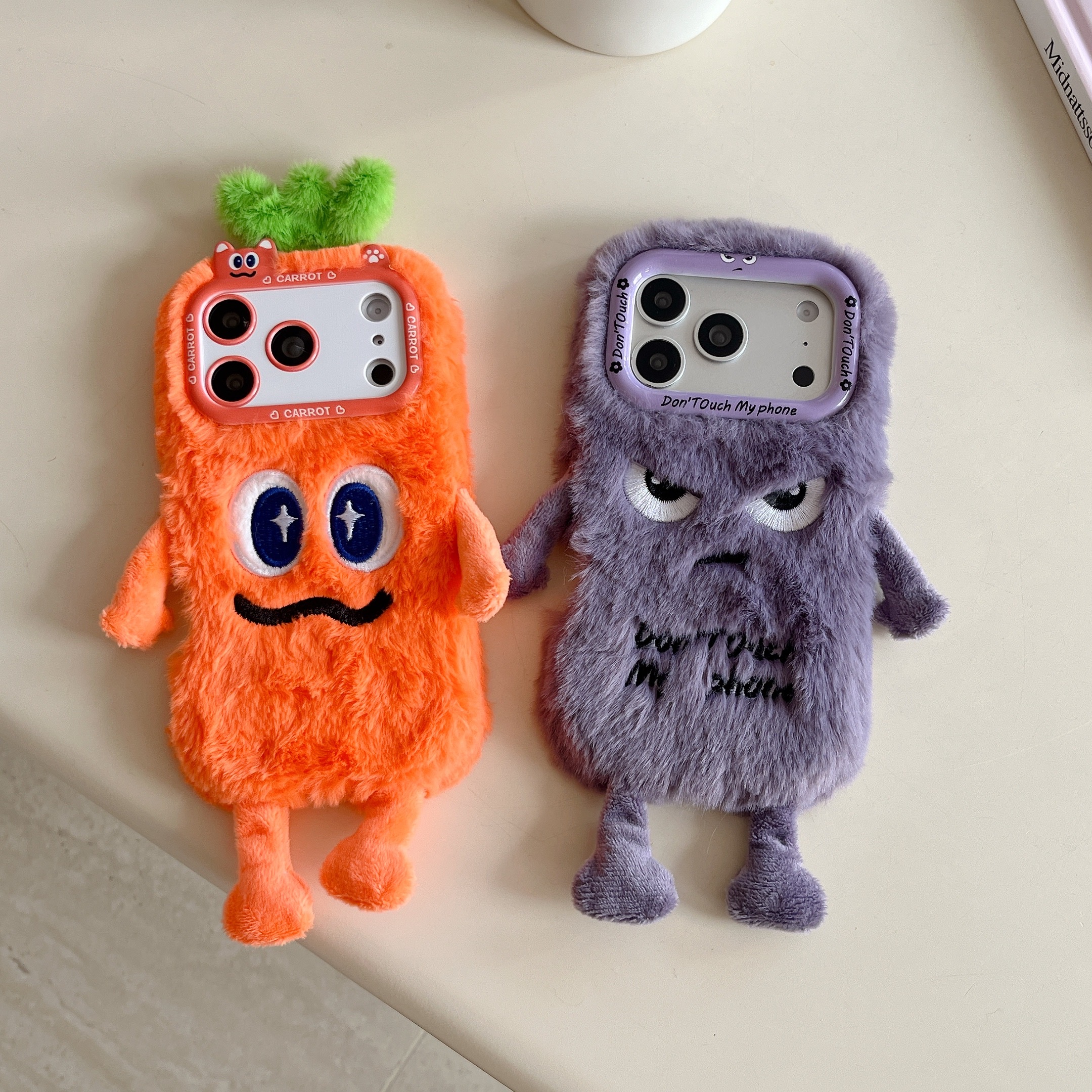 Cute Plush Phone Case with Qui - مراجعة Phone Cases Iphone وسعره
