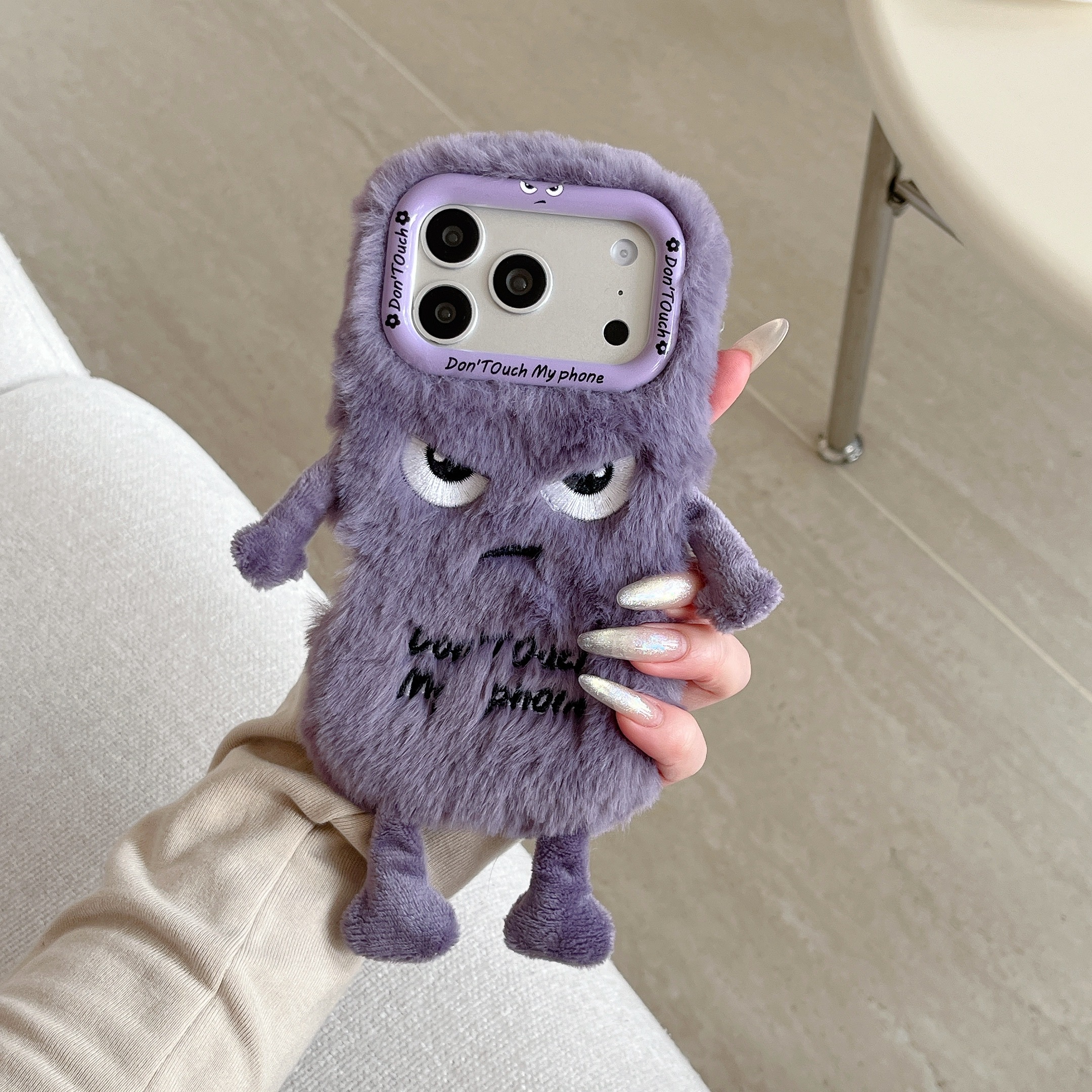 Cute Plush Phone Case with Qui - مراجعة Phone Cases Iphone وسعره