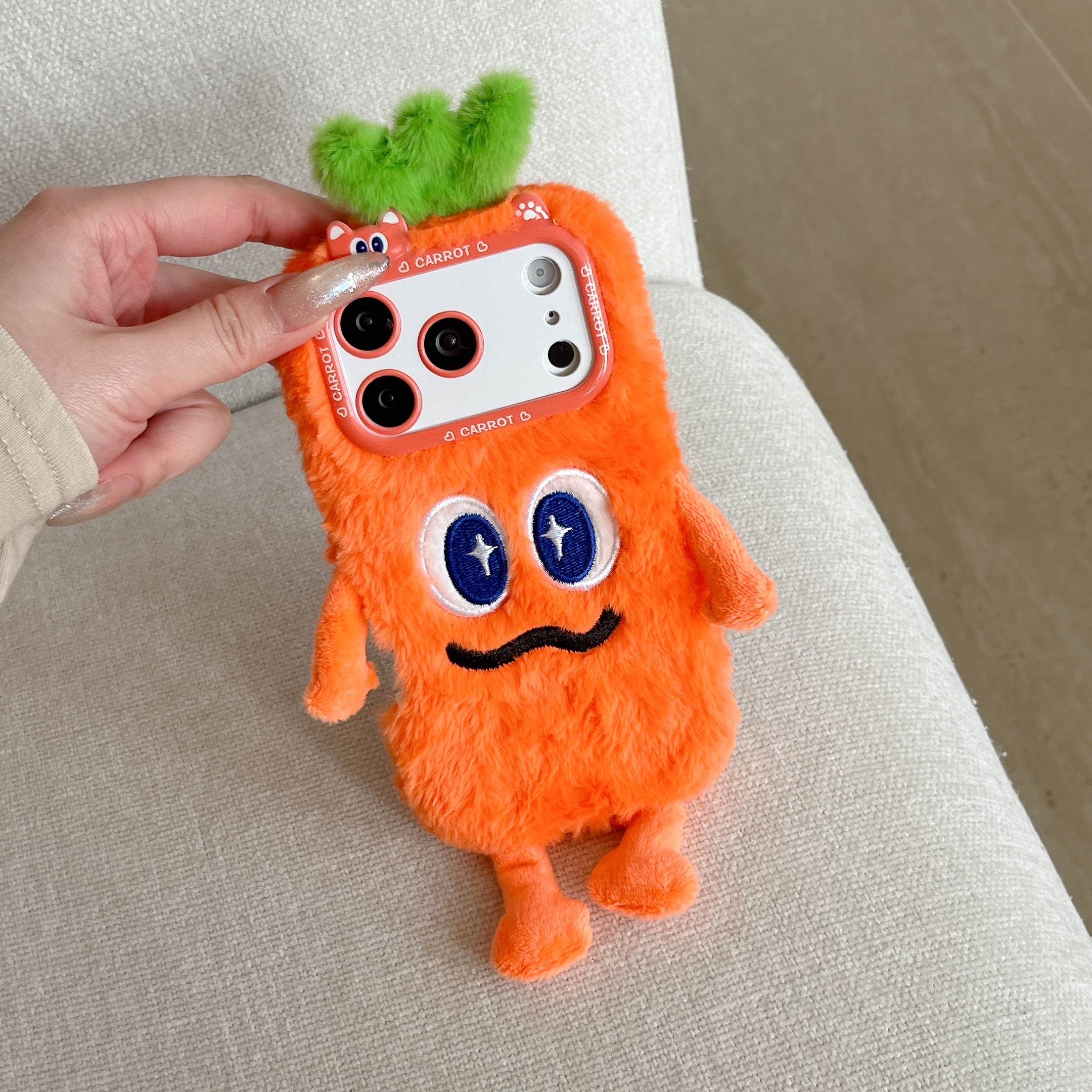 Cute Plush Phone Case with Qui - مراجعة Phone Cases Iphone وسعره