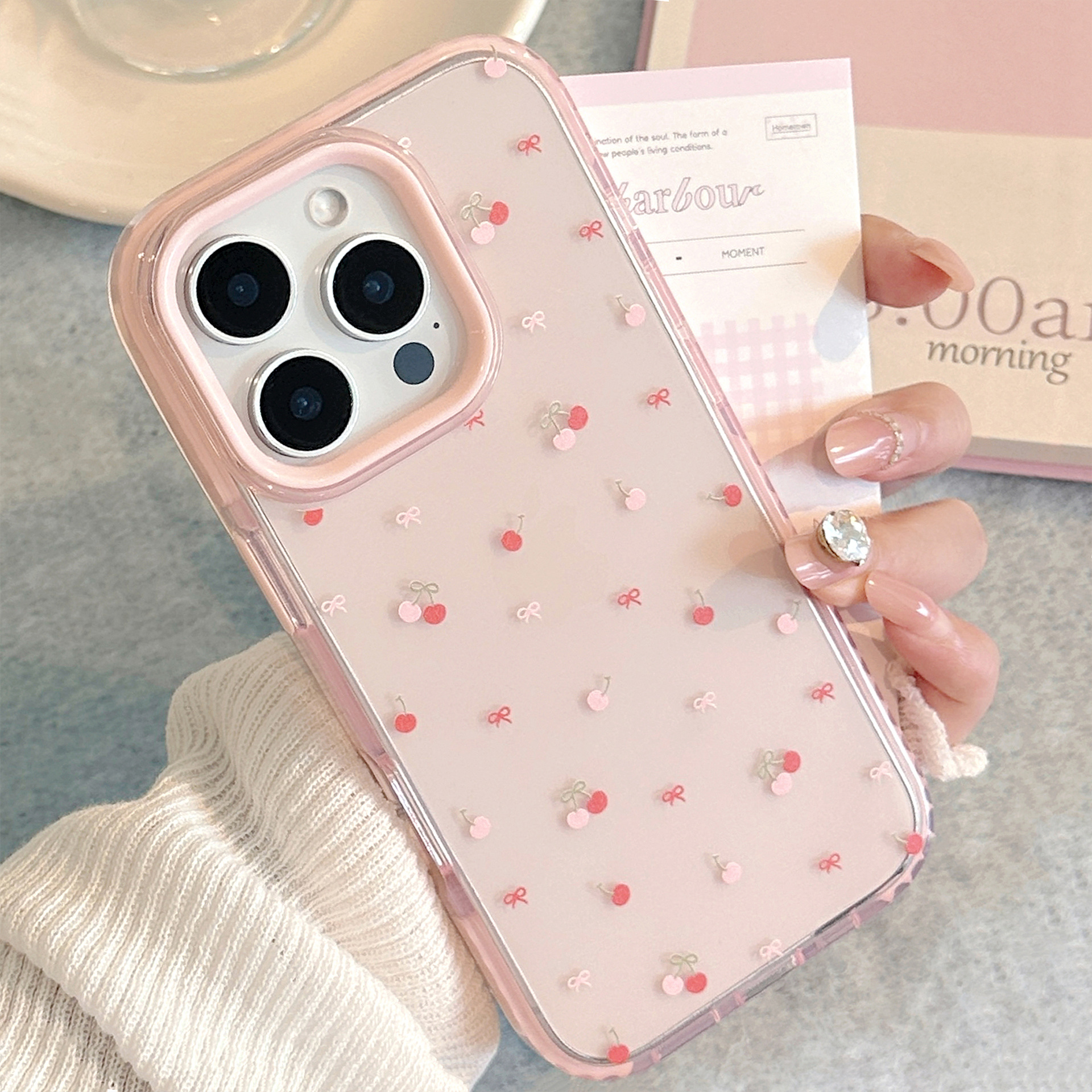 Korean Full Screen Cherry Bowk - مراجعة Phone Cases Korean وسعره