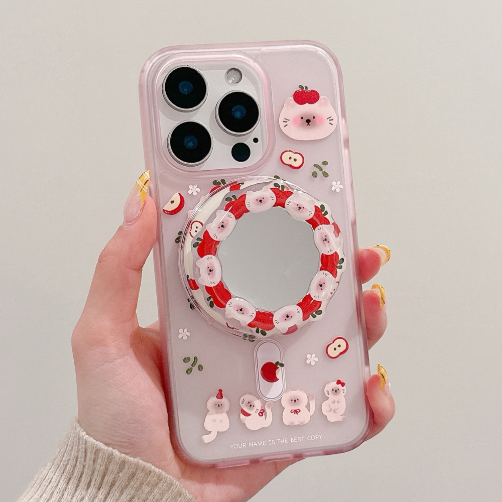 Korean Cute Apple Kitty For Ma - مراجعة Phone Cases Quirky وسعره