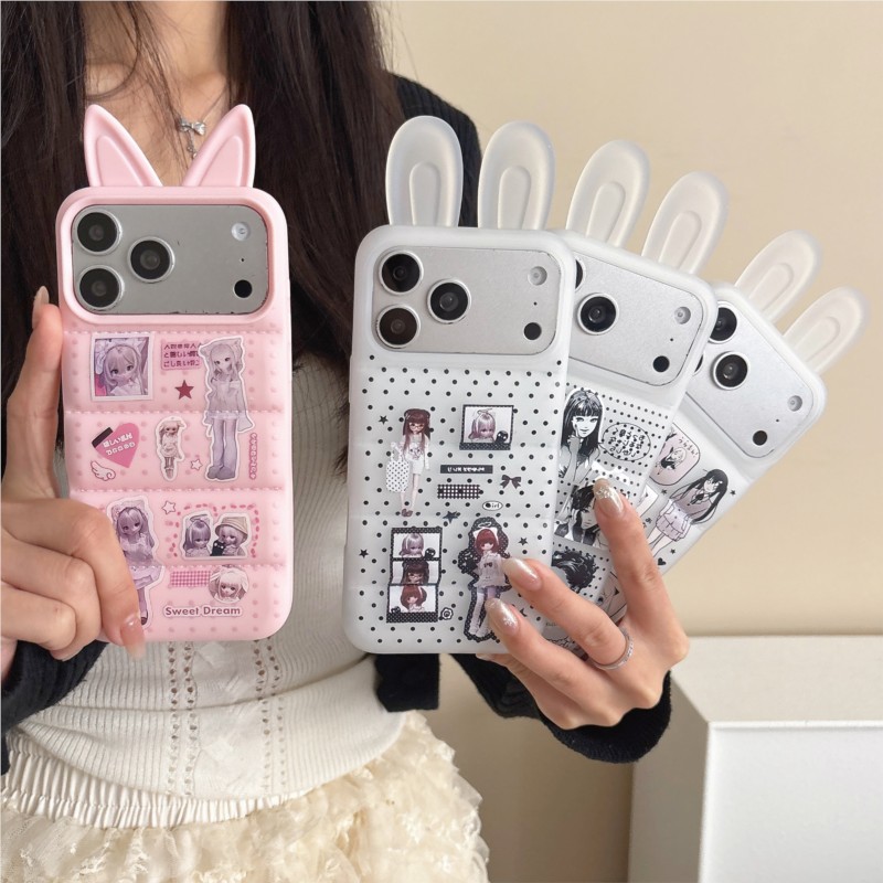 Japanese Y2K Cute Bunny Ear Ph - مراجعة Phone Cases Japanese وسعره
